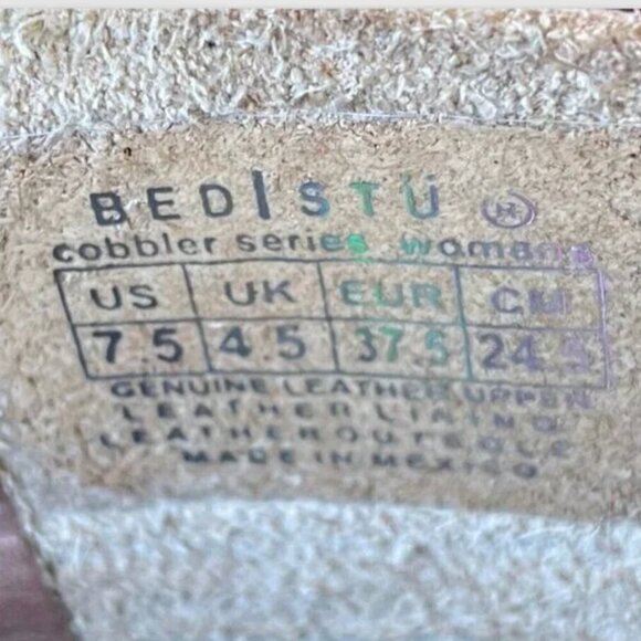 Bed Stu Gogo Leather Biker Boots 7.5 Cognac Brown Side Zip Cobbler Series - Picture 4 of 9